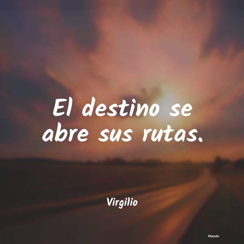 frases de Virgilio
