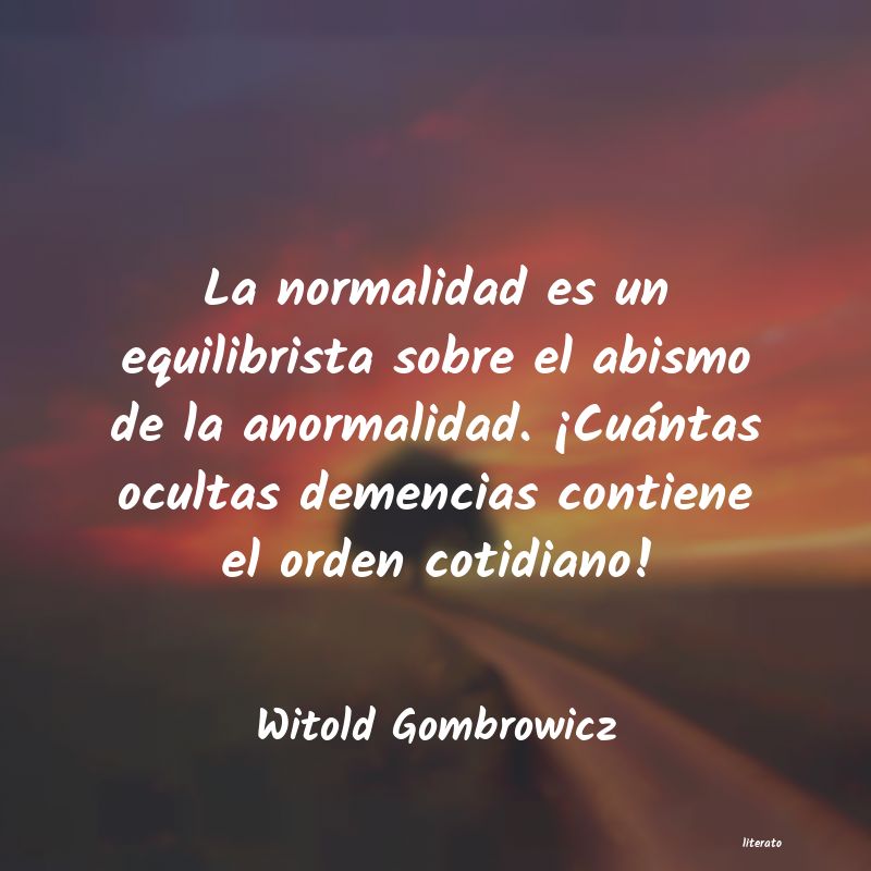 Frases de Witold Gombrowicz