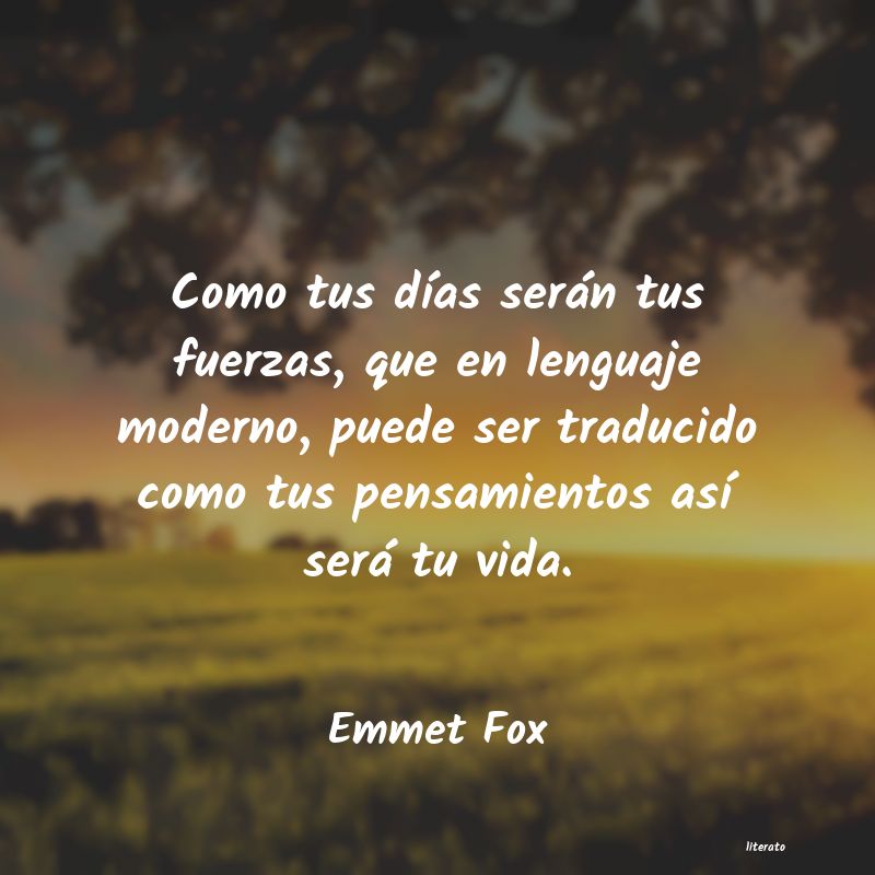 Frases de Emmet Fox