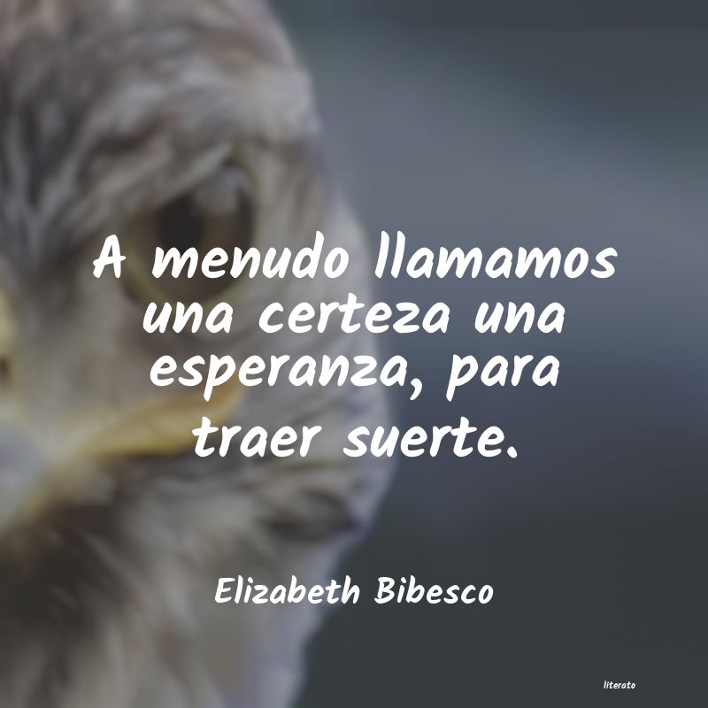 frases de Elizabeth Bibesco