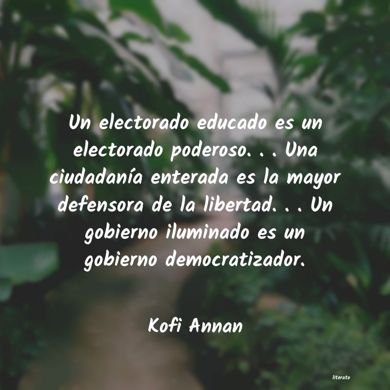 desarrollo humano kofi annan