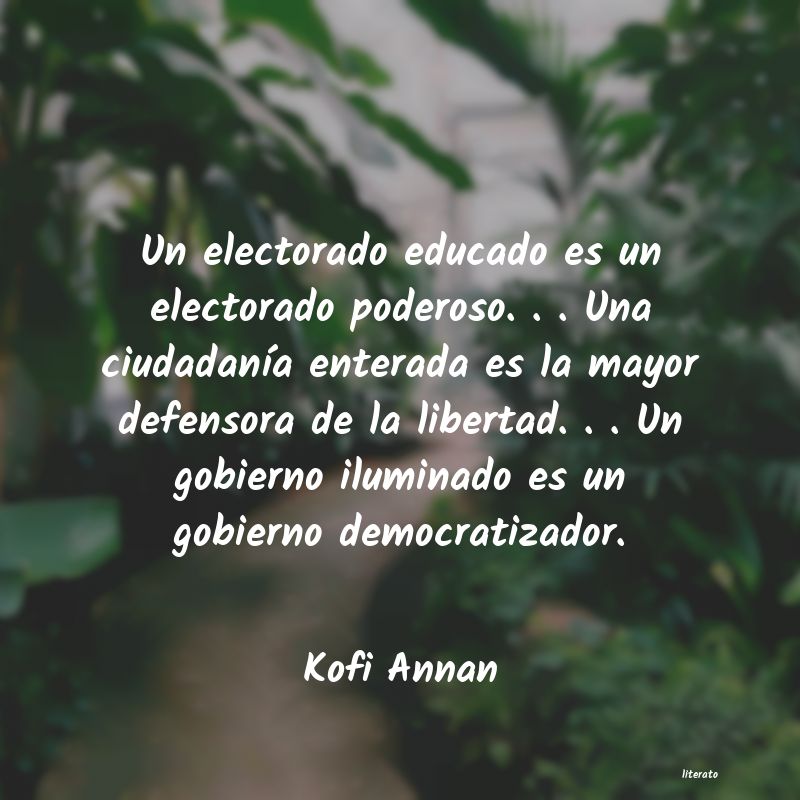 Frases de Kofi Annan