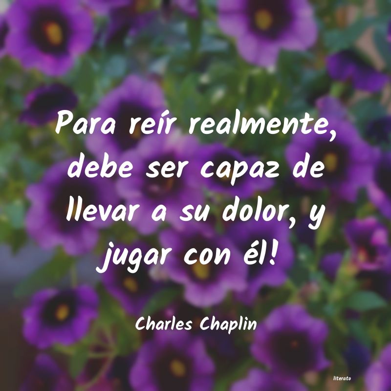 Frases de Charles Chaplin