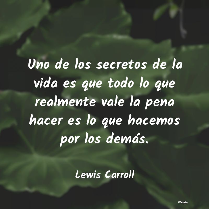frases de Lewis Carroll