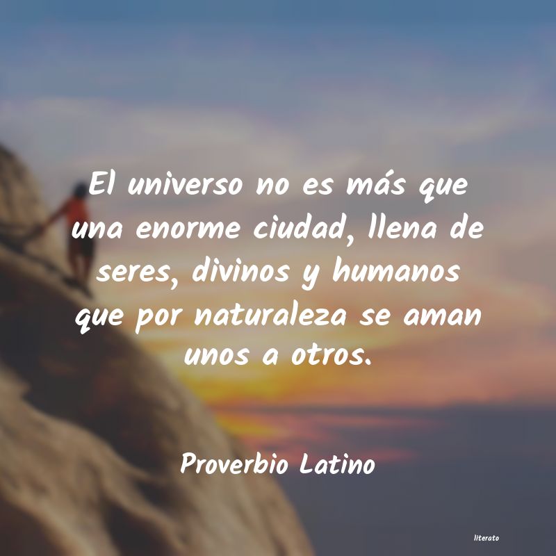 Frases de Proverbio Latino