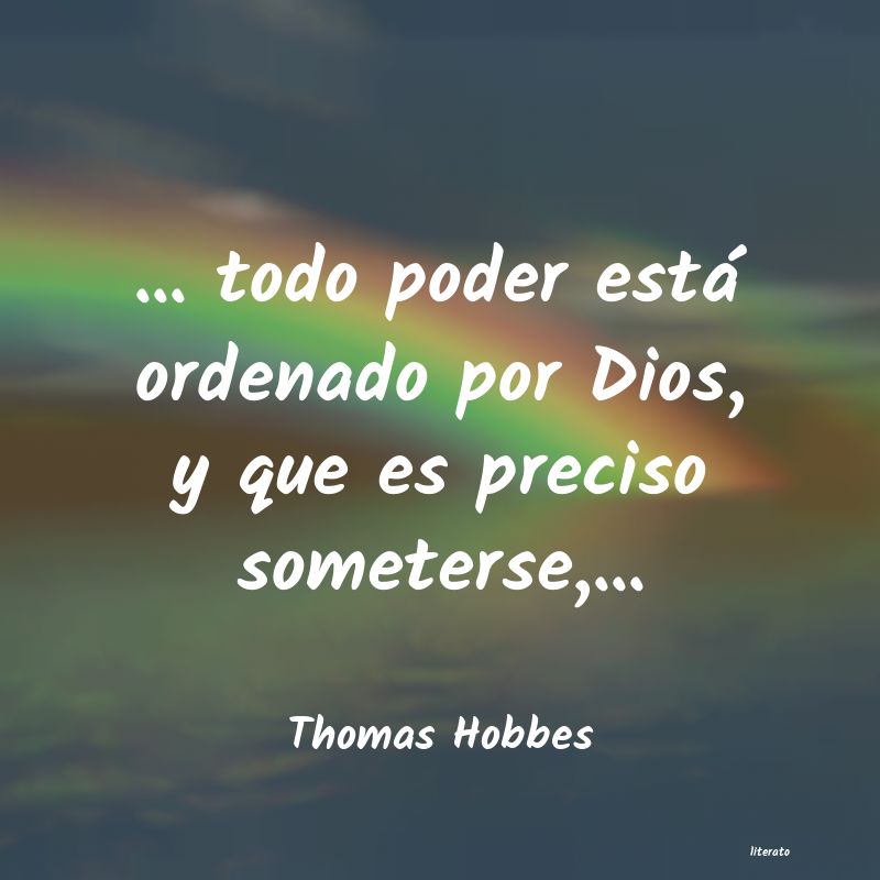 Frases de Thomas Hobbes