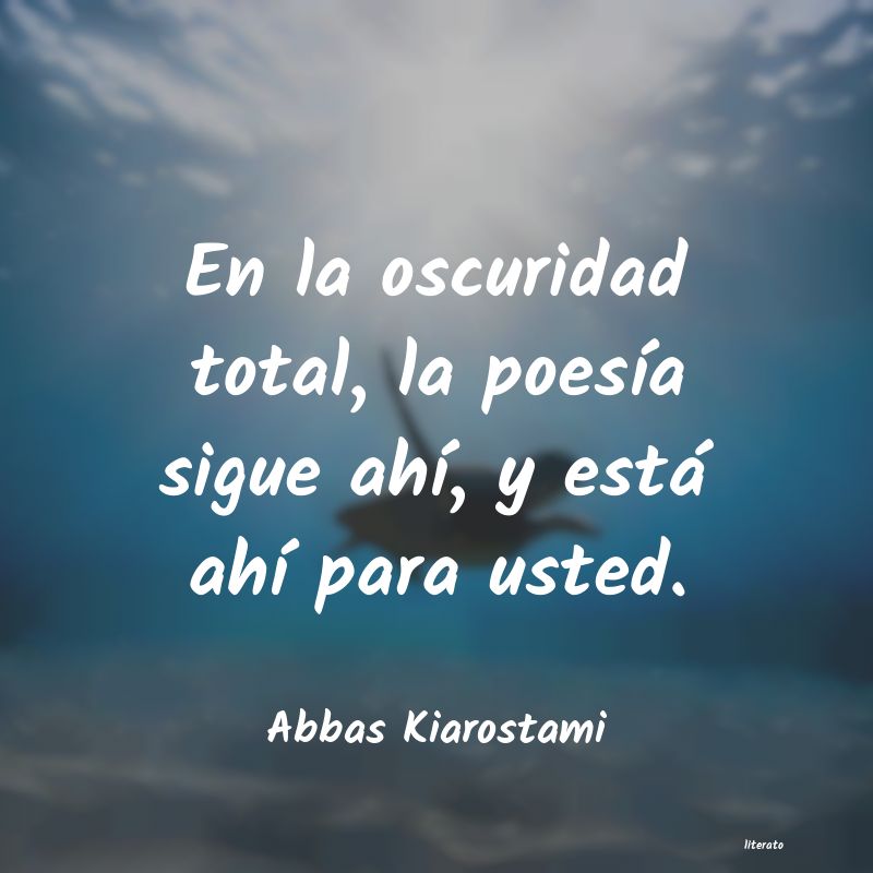 frases de Abbas Kiarostami