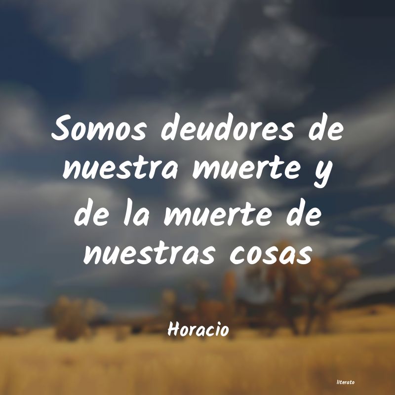 frases de Horacio