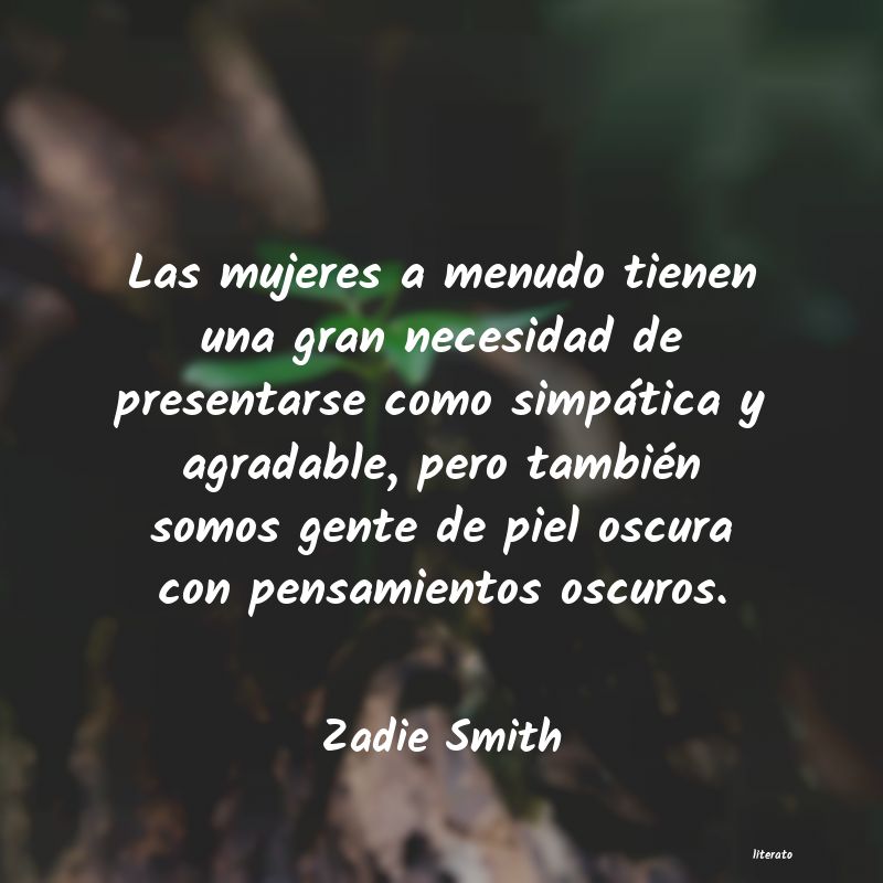 frases de Zadie Smith