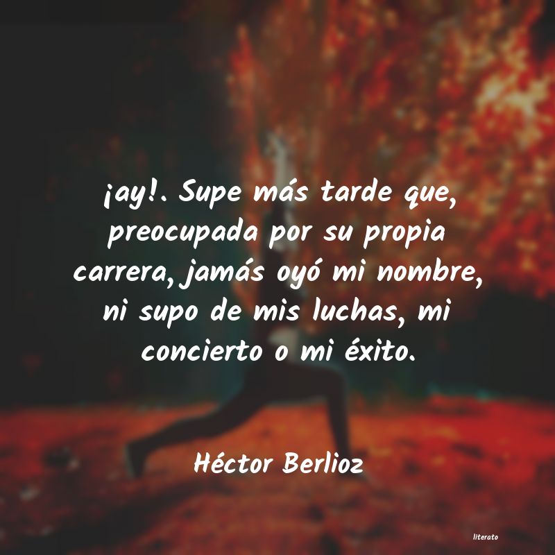 frases de Héctor Berlioz