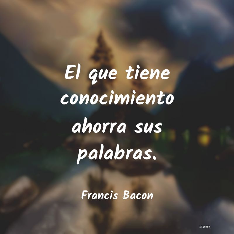 frases de Francis Bacon