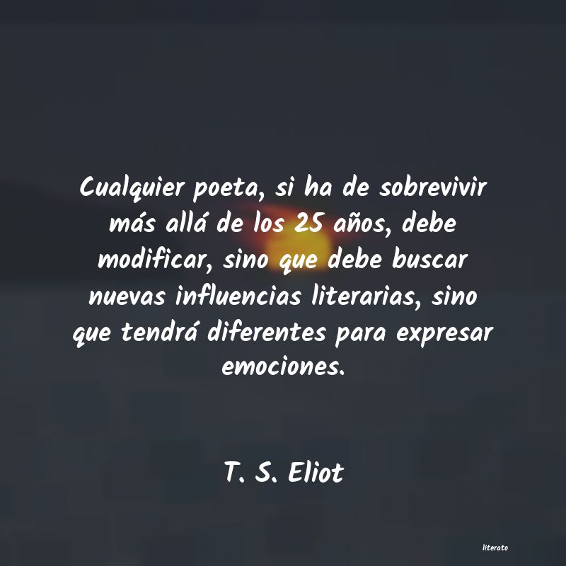 frases de T. S. Eliot