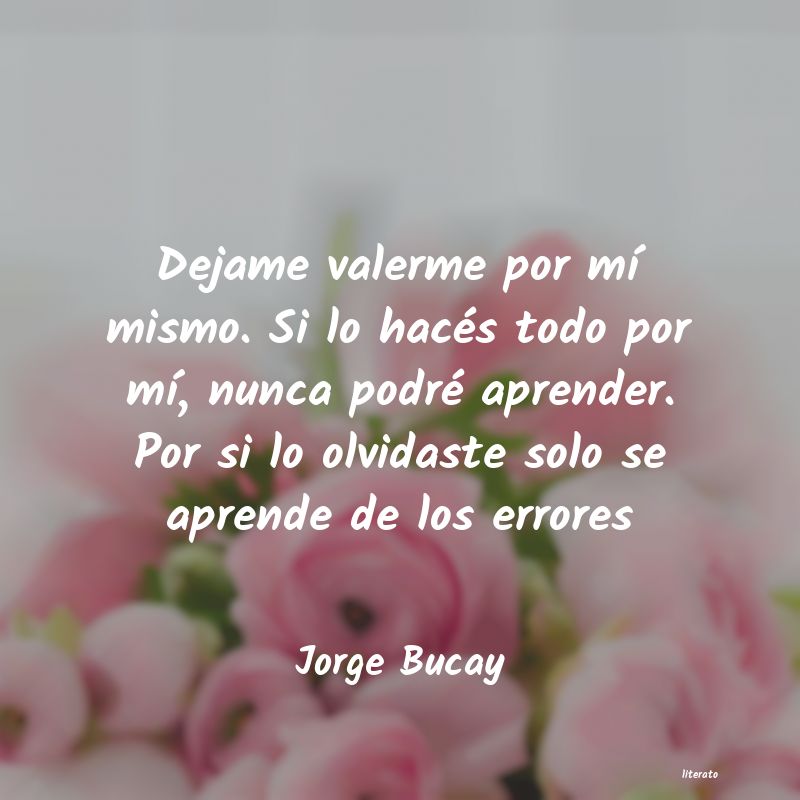 Frases de Jorge Bucay