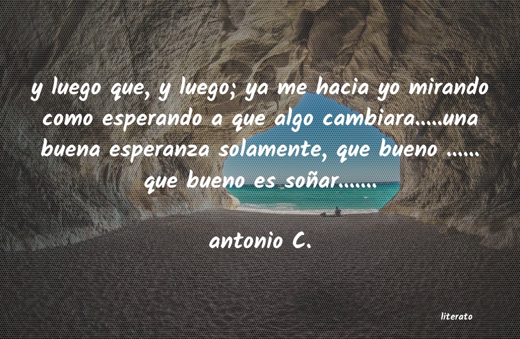 Frases de antonio C.