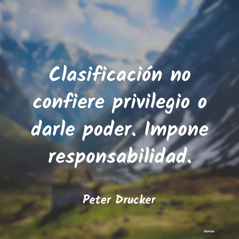 Frases de Peter Drucker