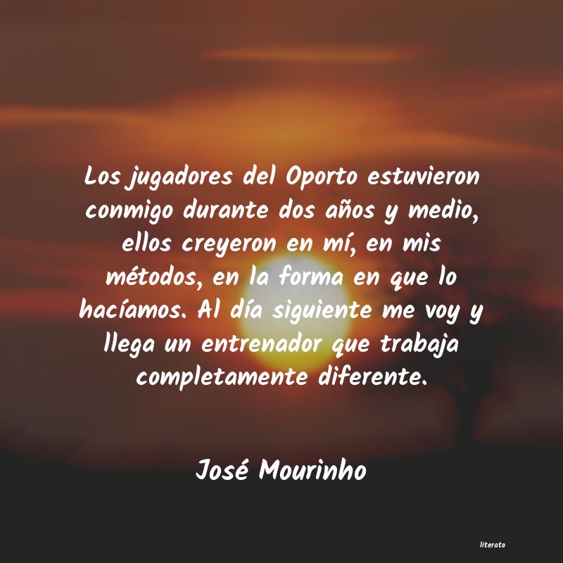 Frases de José Mourinho