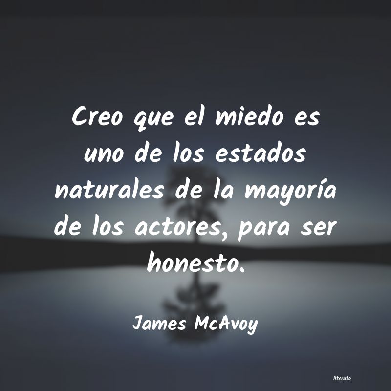 Frases de James McAvoy