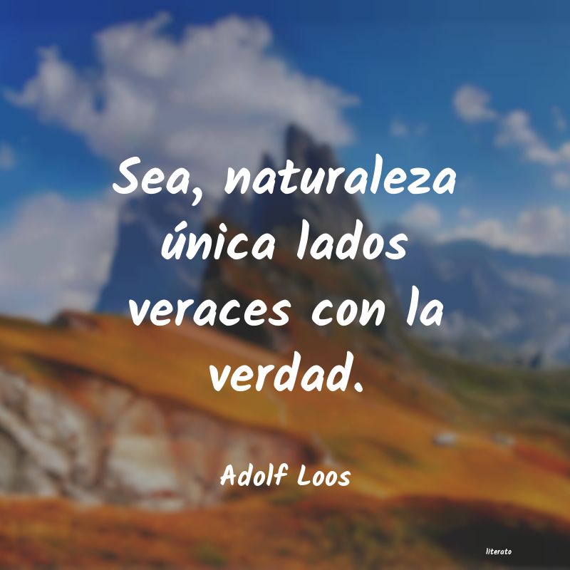 Frases de Adolf Loos