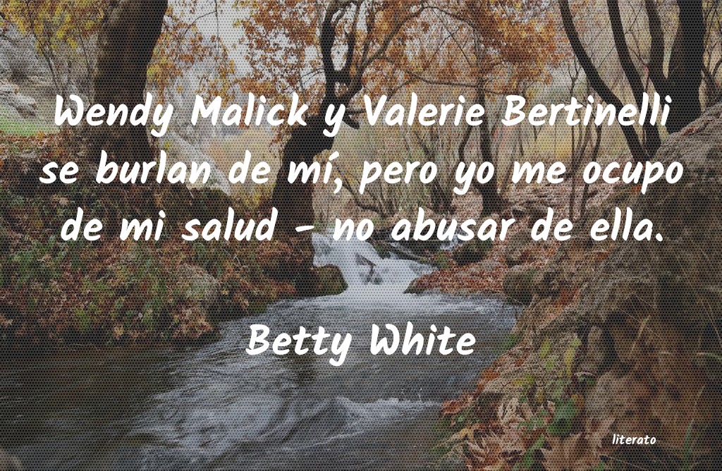Frases de Betty White