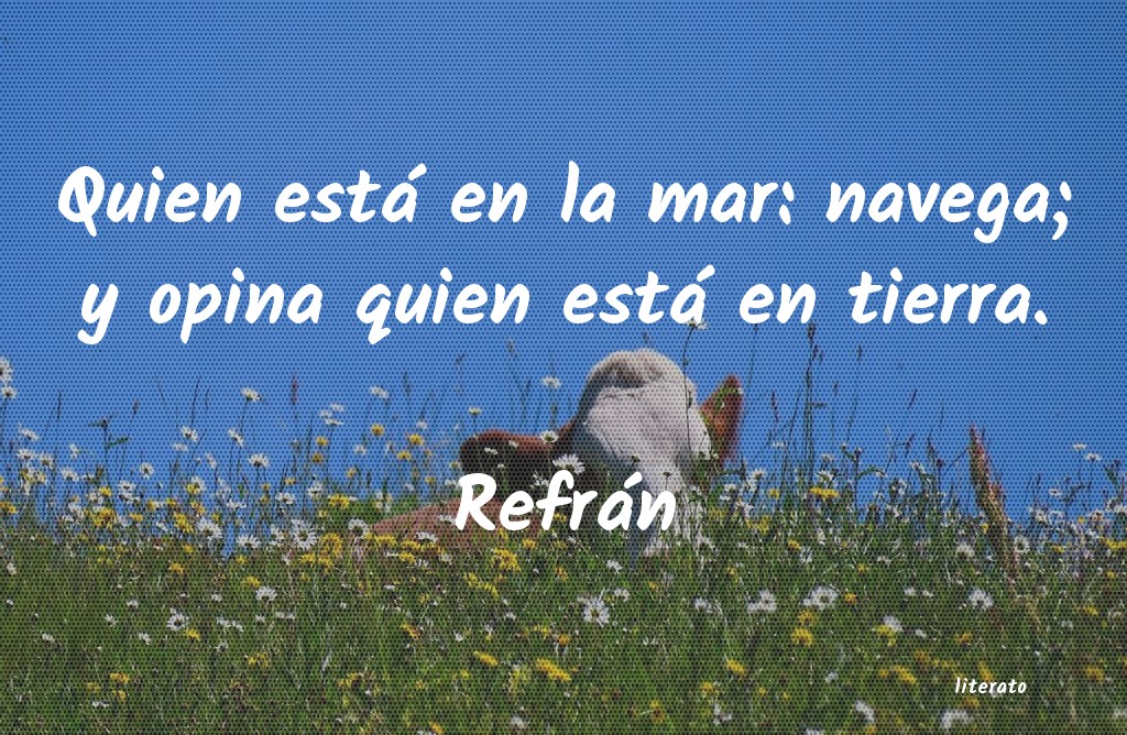 Frases de Refrán