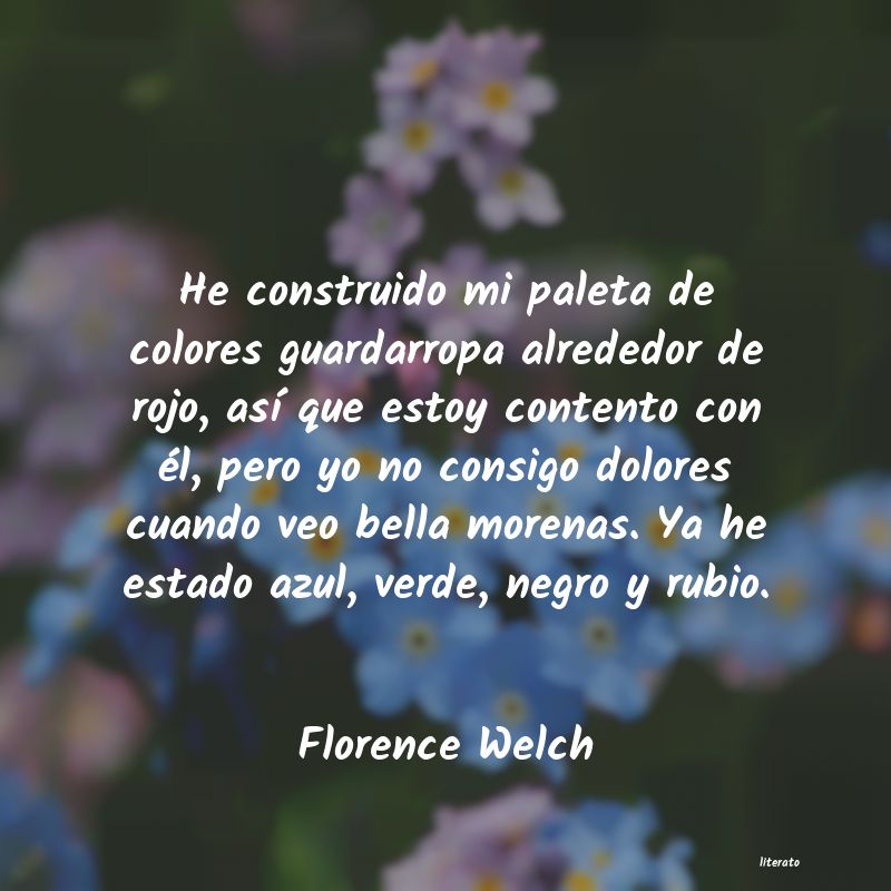 Frases de Florence Welch