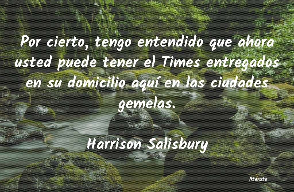 frases de Harrison Salisbury