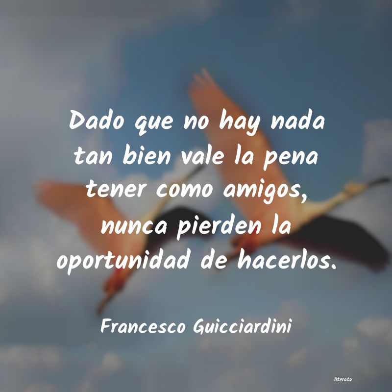 Frases de Francesco Guicciardini