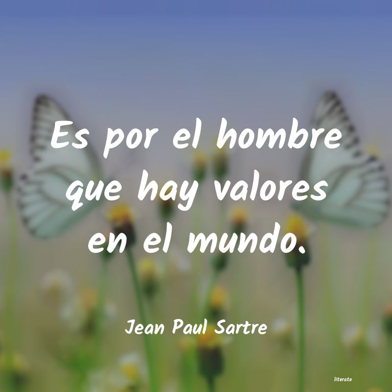 frases de Jean Paul Sartre