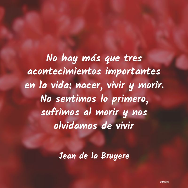 frases de Jean de la Bruyere