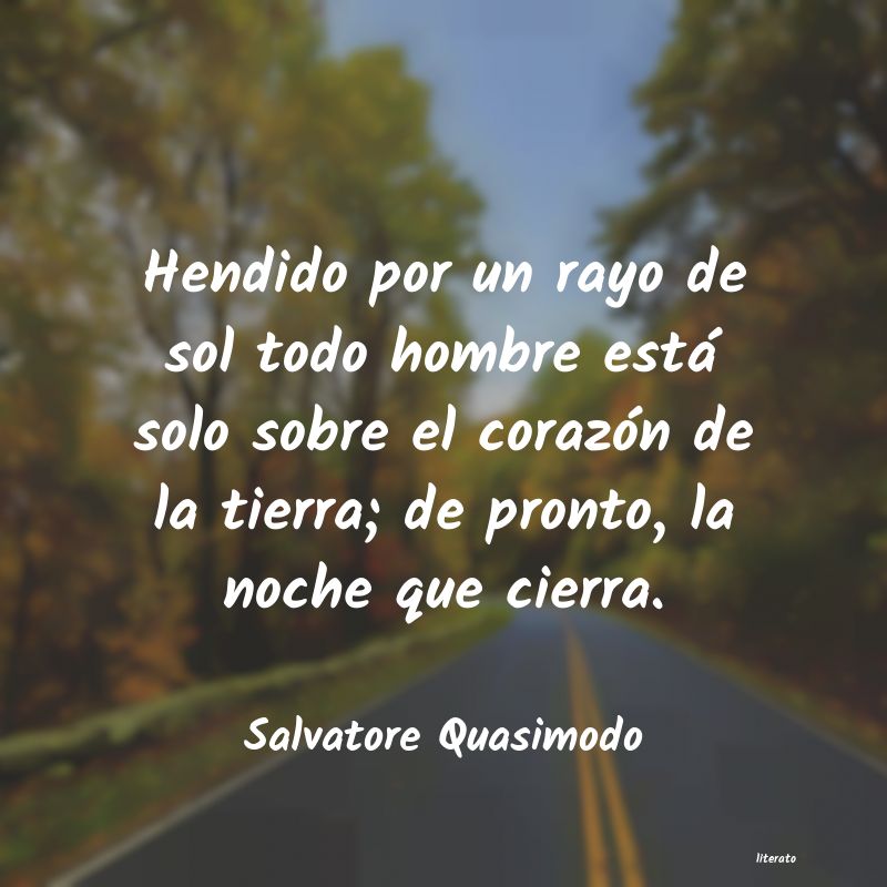 frases de Salvatore Quasimodo