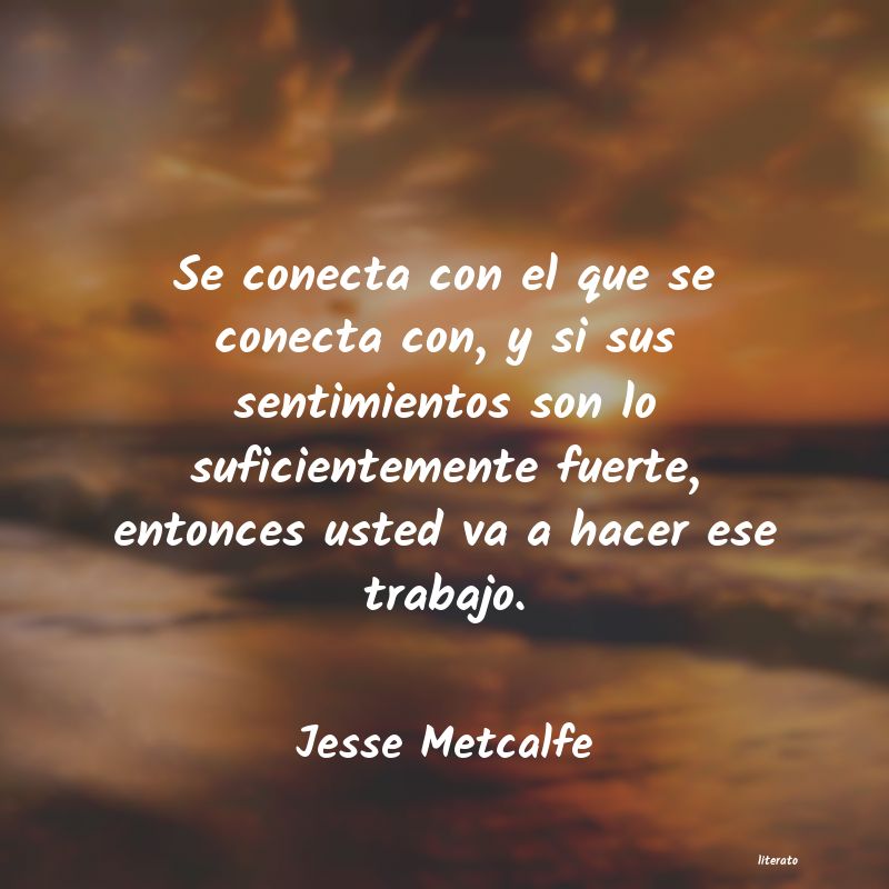 Frases de Jesse Metcalfe