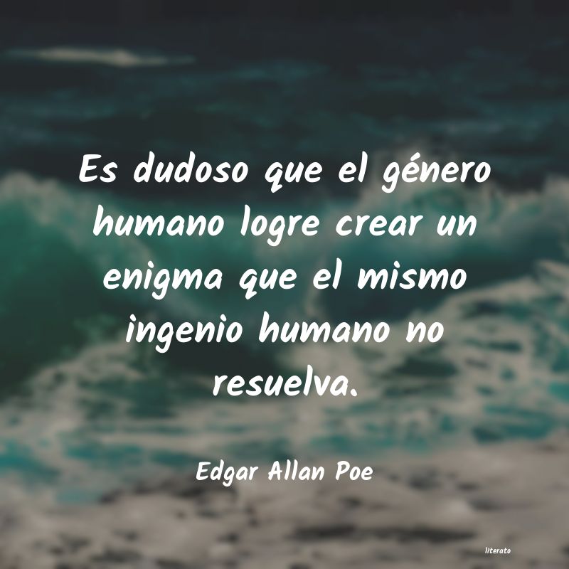 frases de Edgar Allan Poe