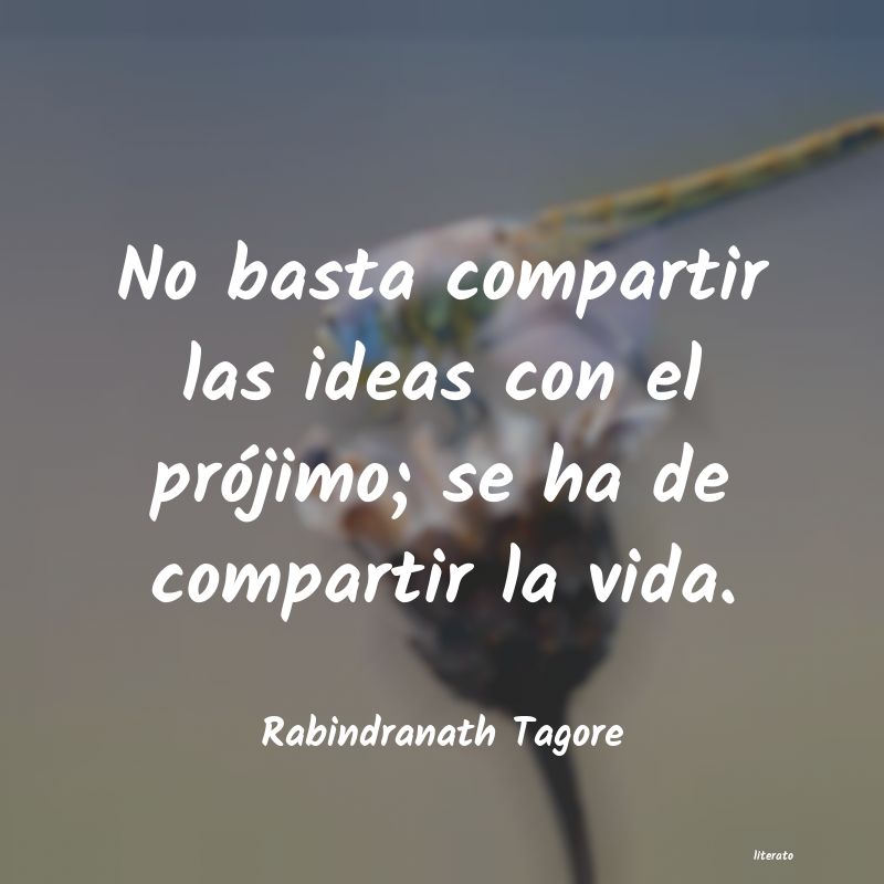 Frases de Rabindranath Tagore