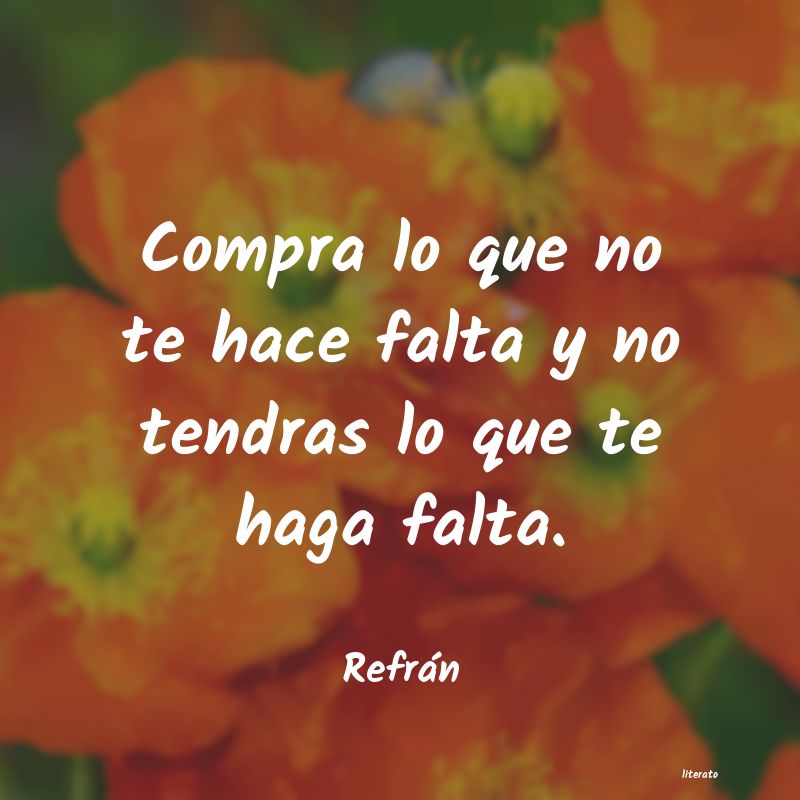 frases de Refrán