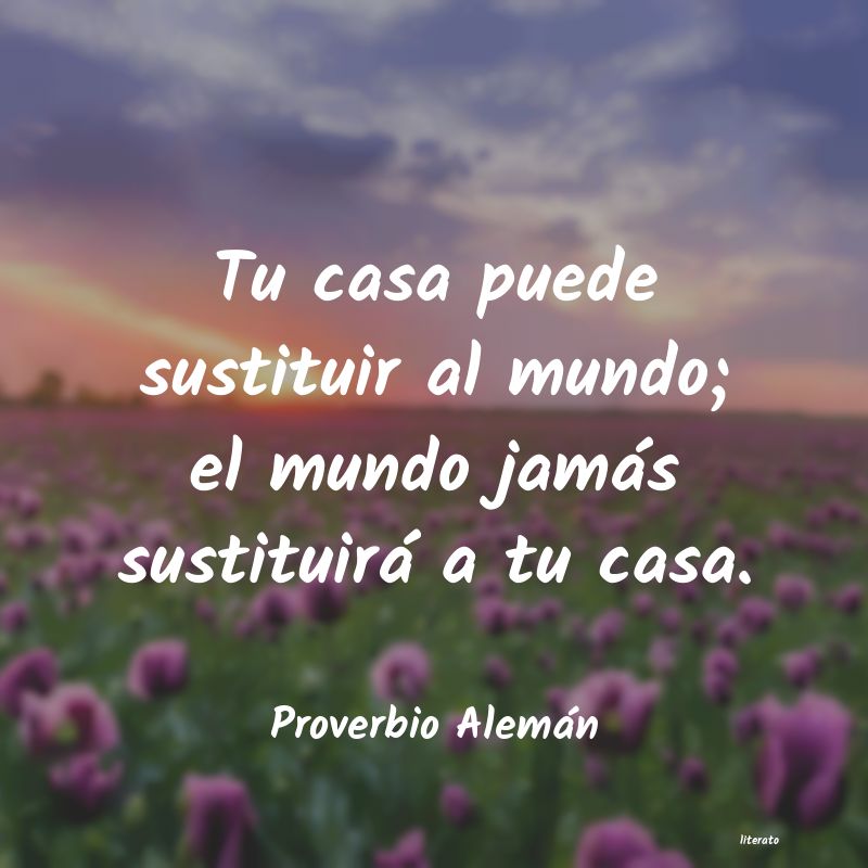 Frases de Proverbio Alemán