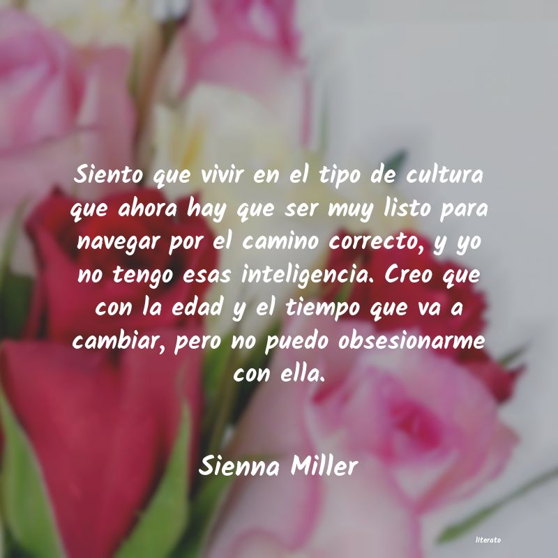 Frases de Sienna Miller