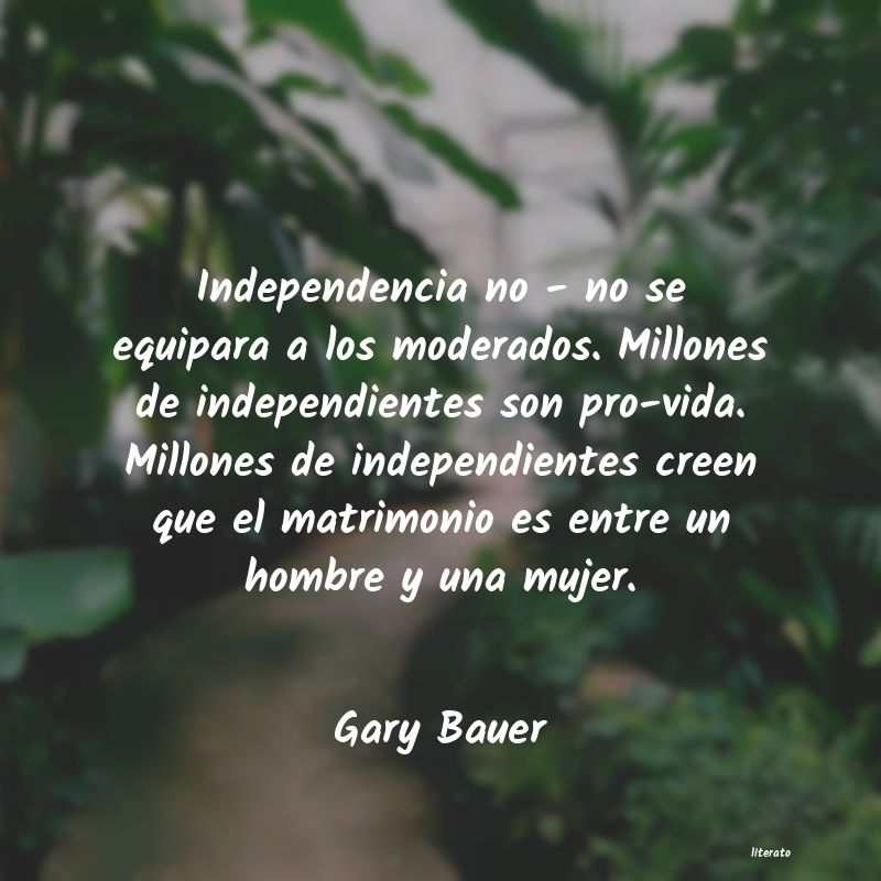 frases de Gary Bauer