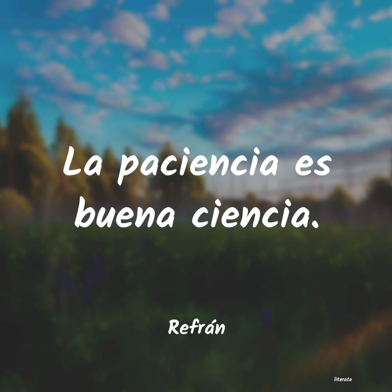 Frases de Refrán