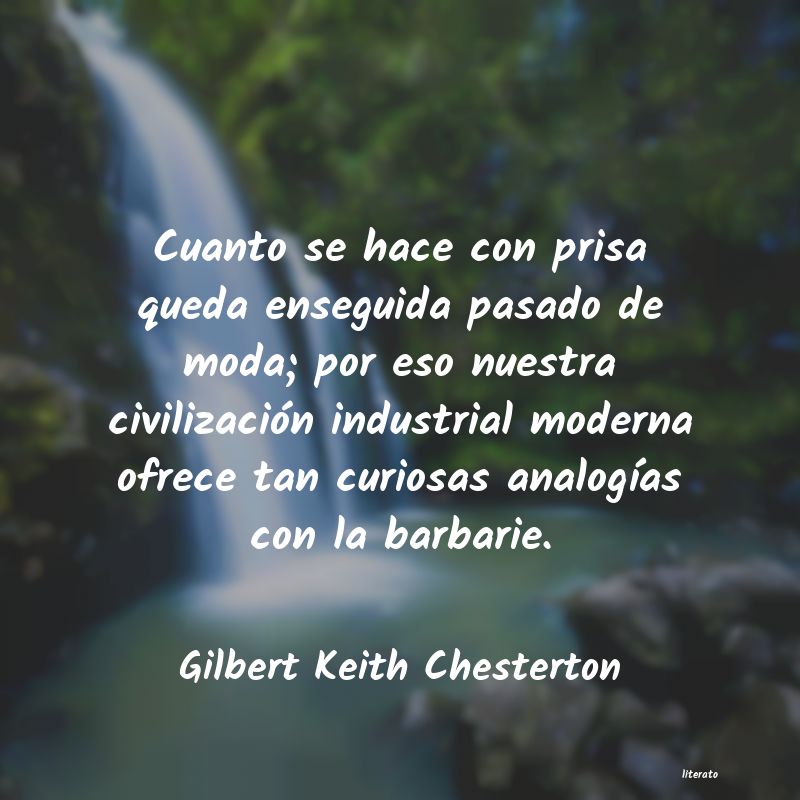 frases de Gilbert Keith Chesterton