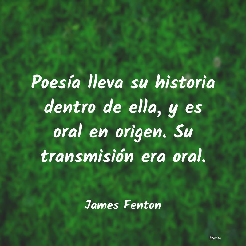 frases de James Fenton