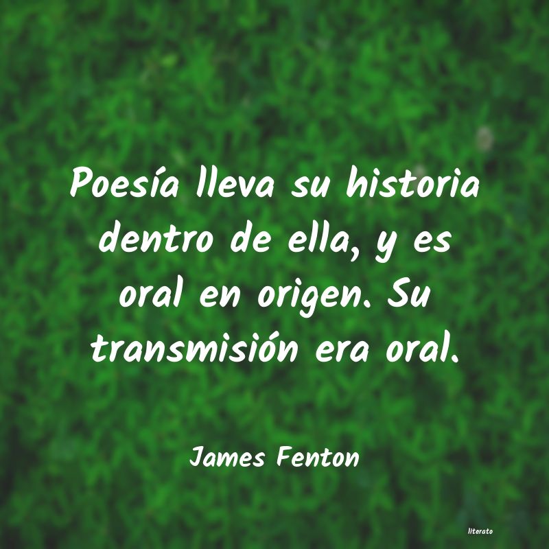 Frases de James Fenton