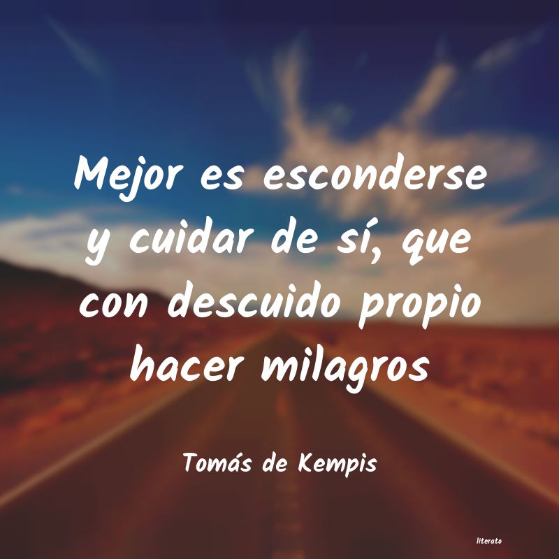 Frases de Tomás de Kempis