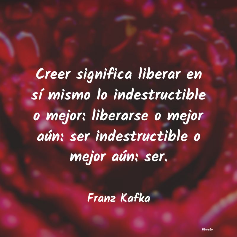 frases de Franz Kafka