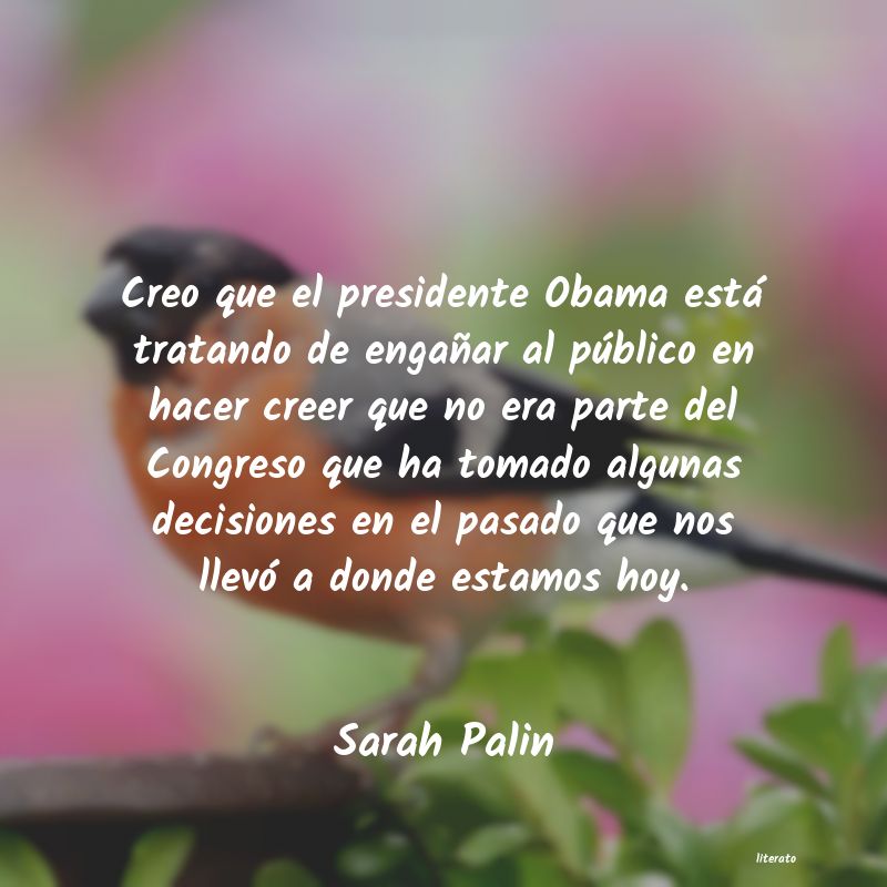 frases de Sarah Palin