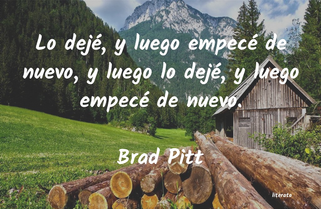 frases de Brad Pitt