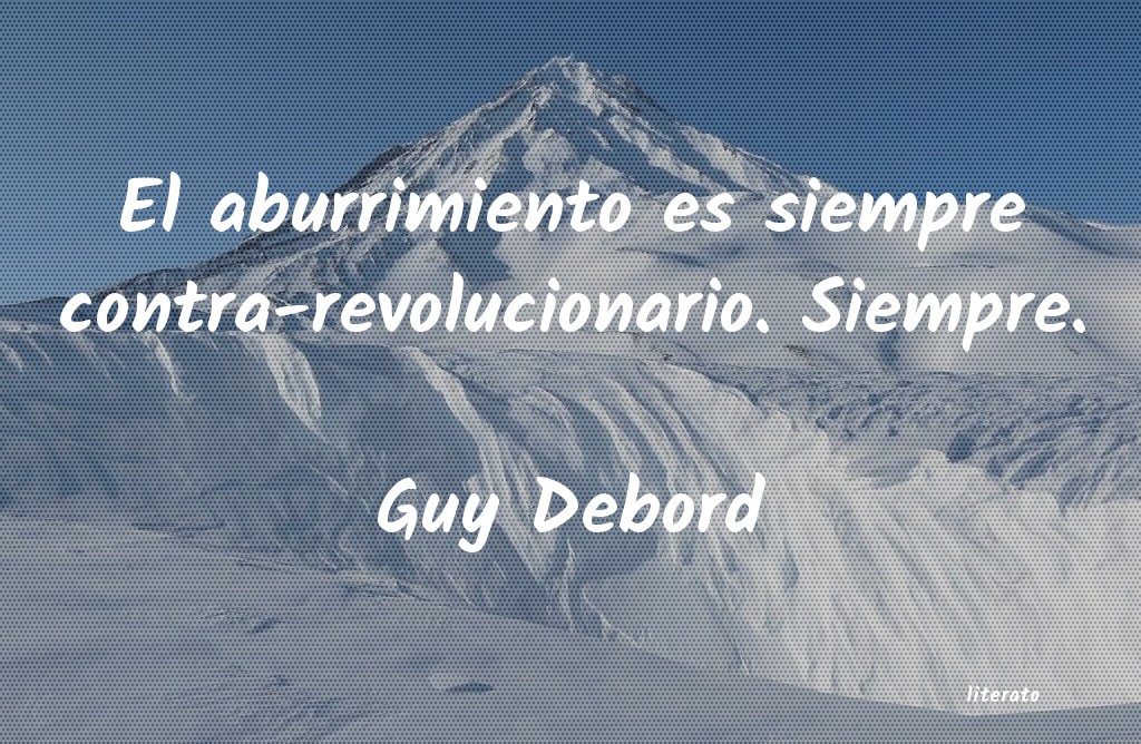 frases de Guy Debord