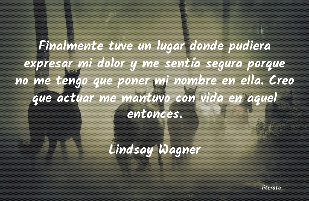 Frases de Lindsay Wagner