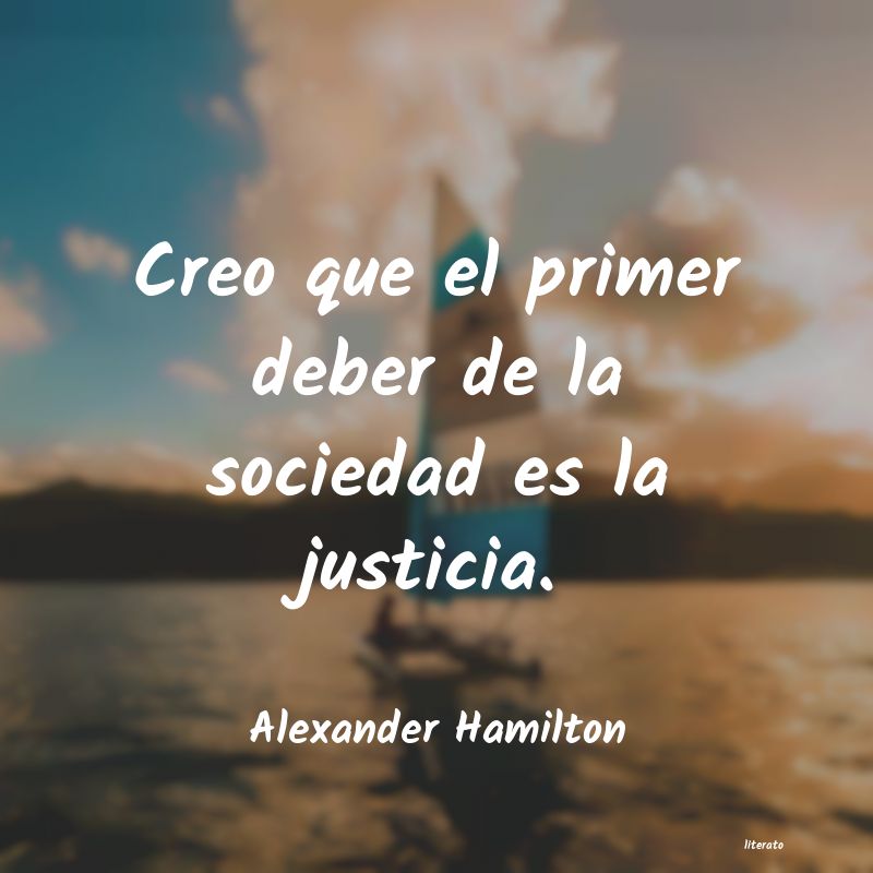 Frases de Alexander Hamilton