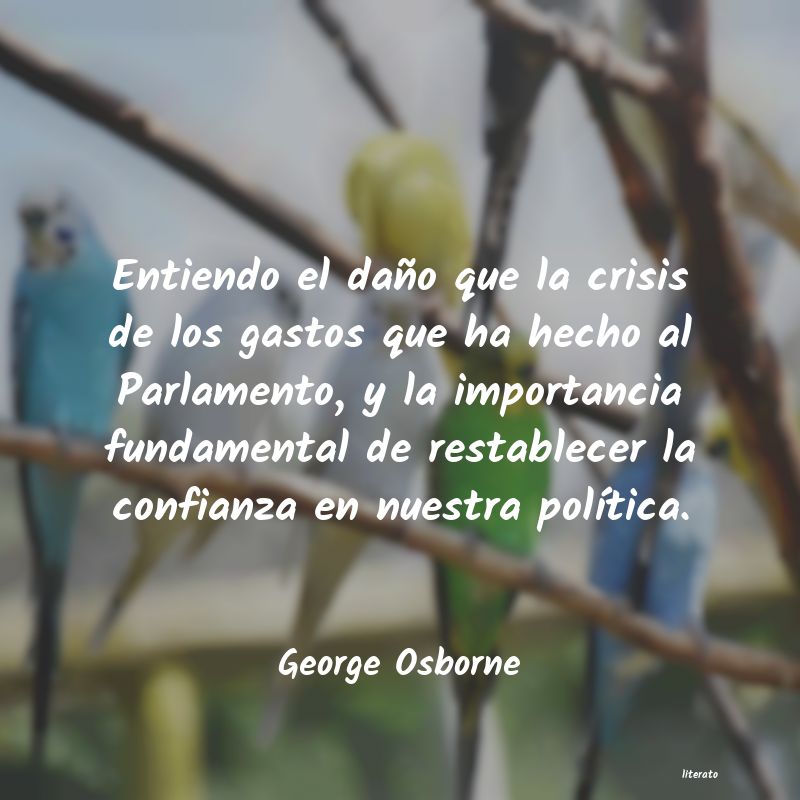 frases de George Osborne