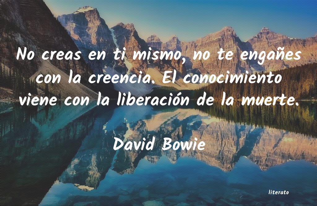 frases de David Bowie